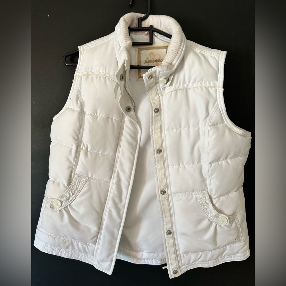 White Limited Too Vest